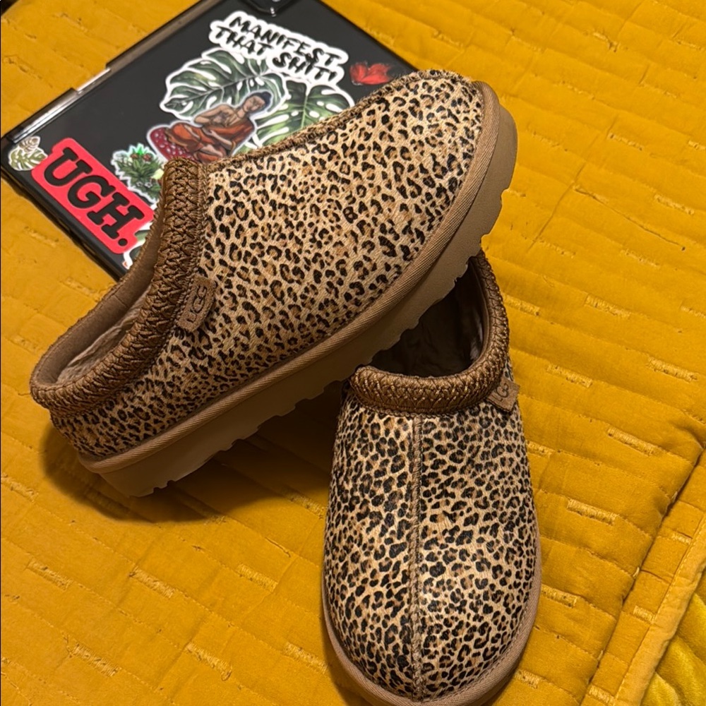 UGG TASMAN Leopard Print Shoes